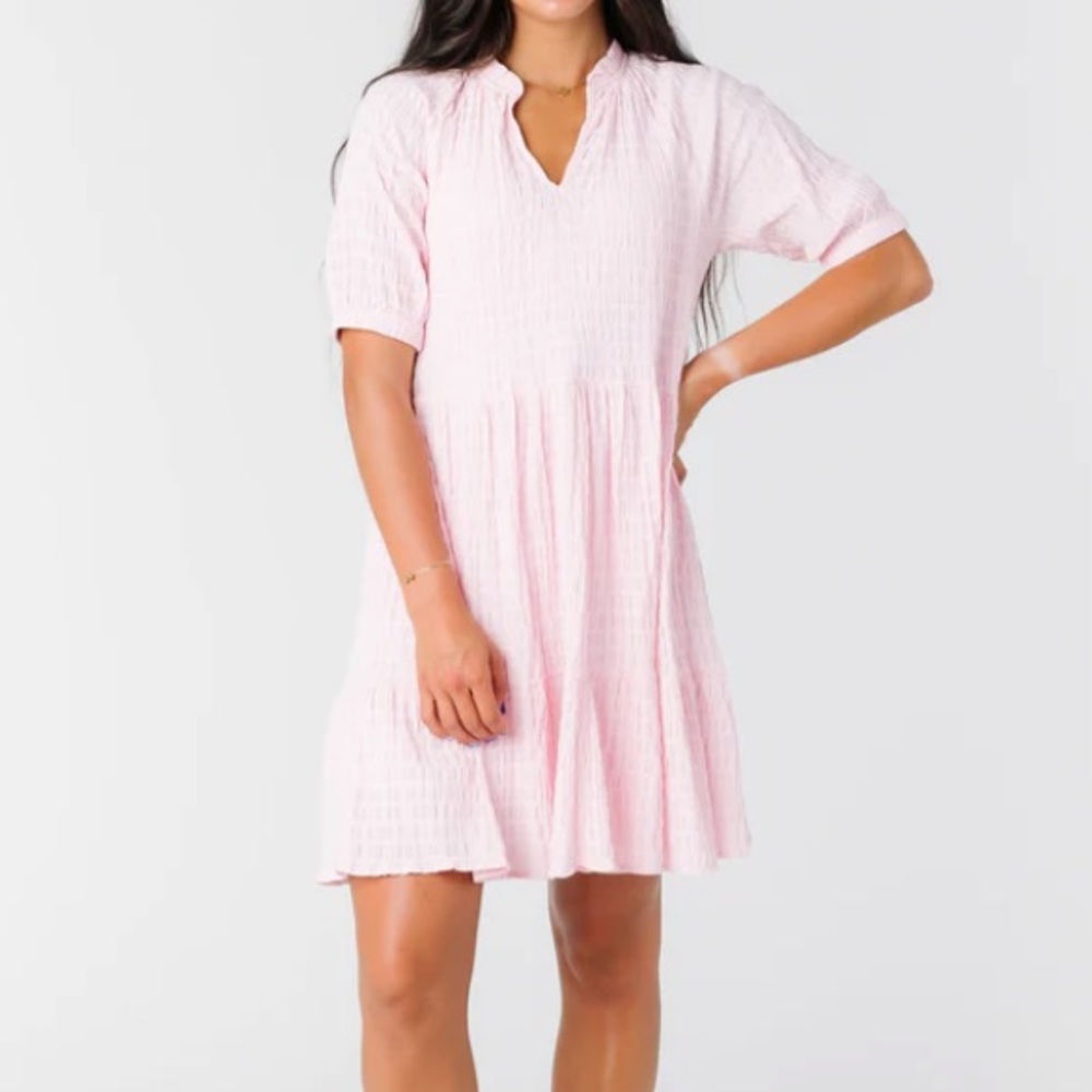 Called to Surf Brass & Roe Samara Textured Dress